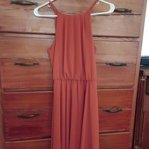 Miami rust colored dress